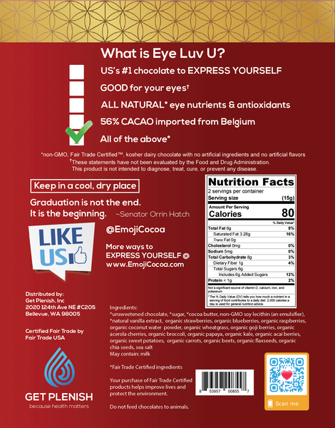 Sea Salt Dark Chocolate - Emoji Graduate (12 packs)