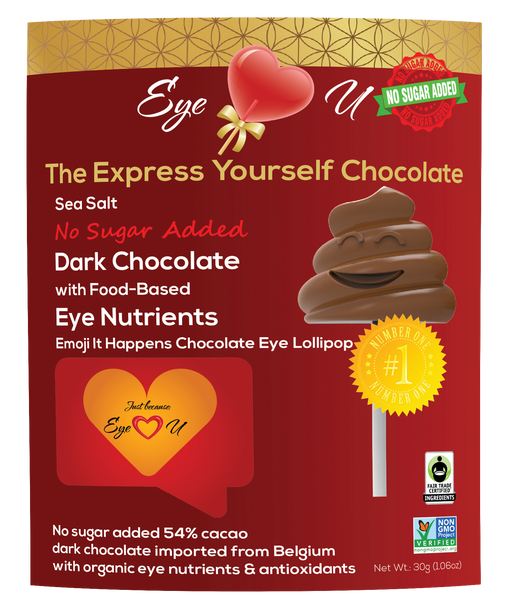 Sugar Free Sea Salt Dark Chocolate -  Emoji It Happens (12 packs)