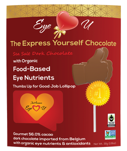 Sea Salt Dark Chocolate - Thumbs Up for Good Job (12 packs)