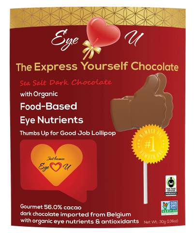 Sea Salt Dark Chocolate - Thumbs Up for Good Job (12 packs)