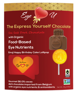 Sea Salt Dark Chocolate - Emoji Happy Birthday (12 packs)