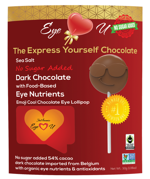 Sugar Free Sea Salt Dark Chocolate -  Emoji Cool (12 packs)