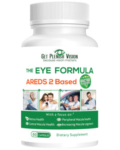 Get Plenish Vision - The Eye Formula | AREDS 2 Based | 60 Capsules